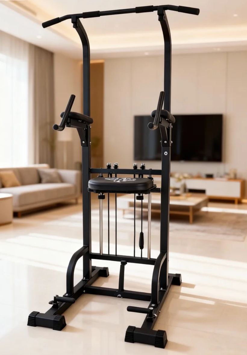 Pull Up Bar Grip - Station de musculation multifonctionnelle Power Tower