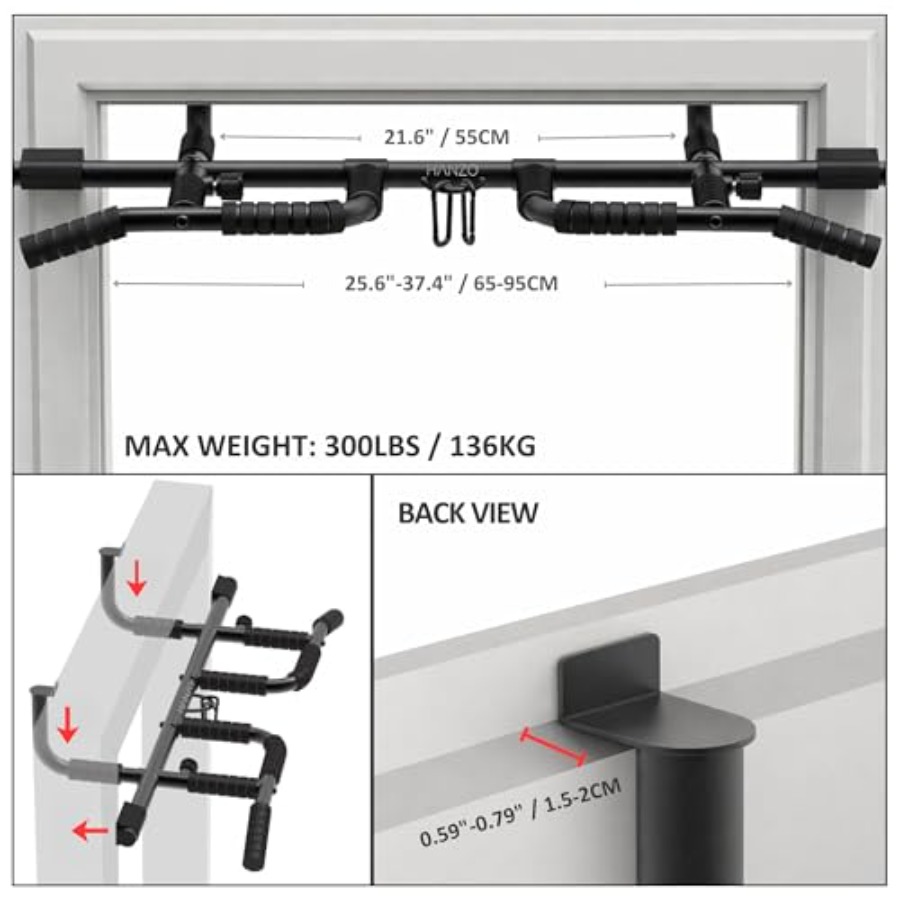 Barre de traction pour porte a - Pull Up Bar Grip avis et prix